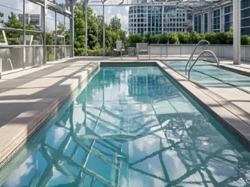 disinfection of the swimming pool disinfection of the swimming pool